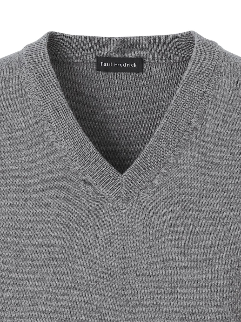 Supima Cotton Vest - Medium Grey Product Image