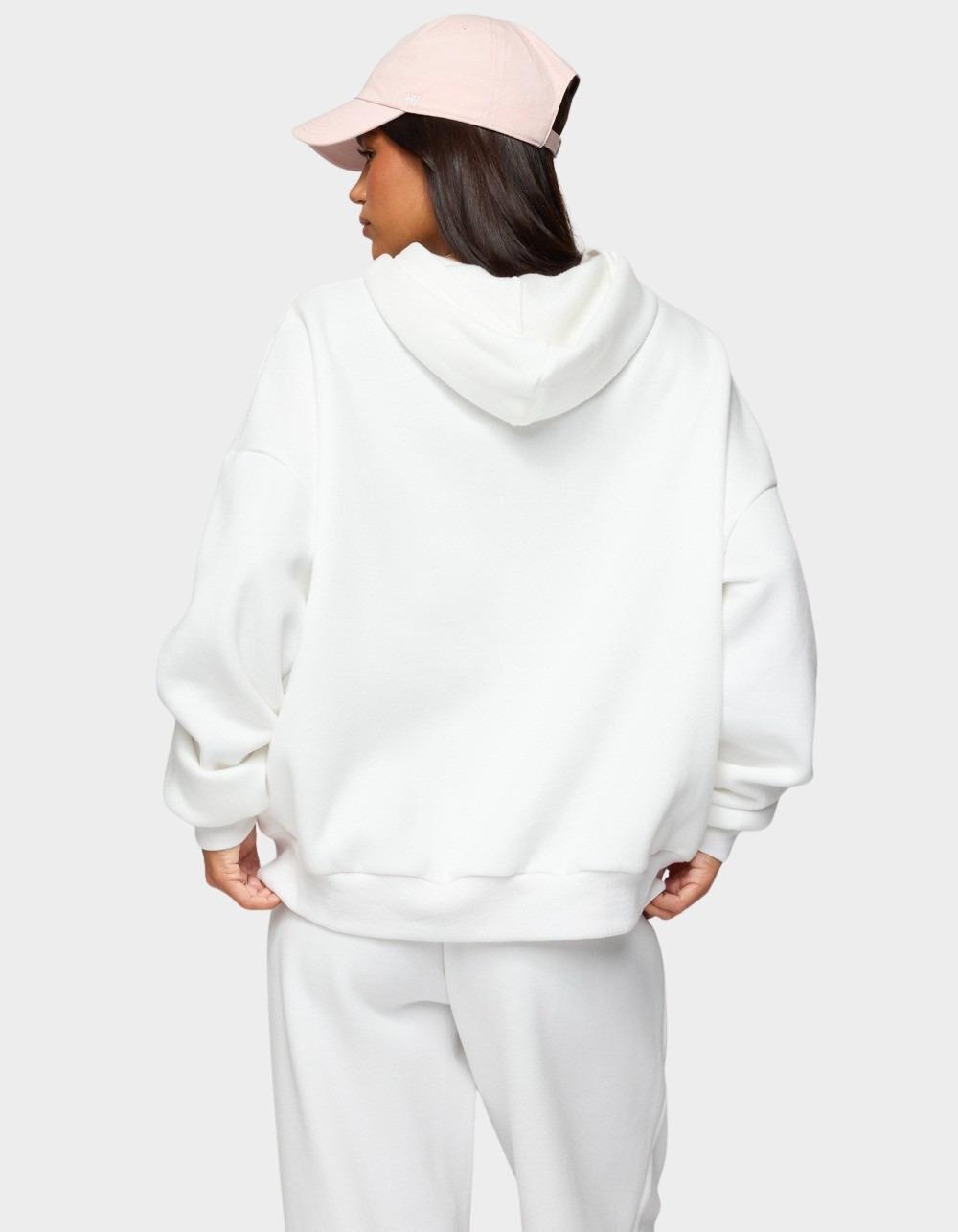EDIKTED Fleura Edikted Hoodie - WHITE Product Image