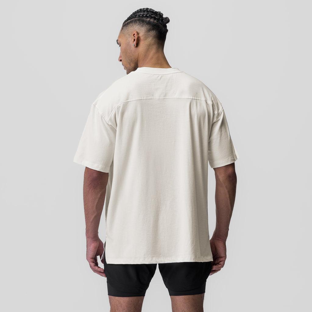 0824. Supima® Oversized Tee - Ivory Cream Product Image