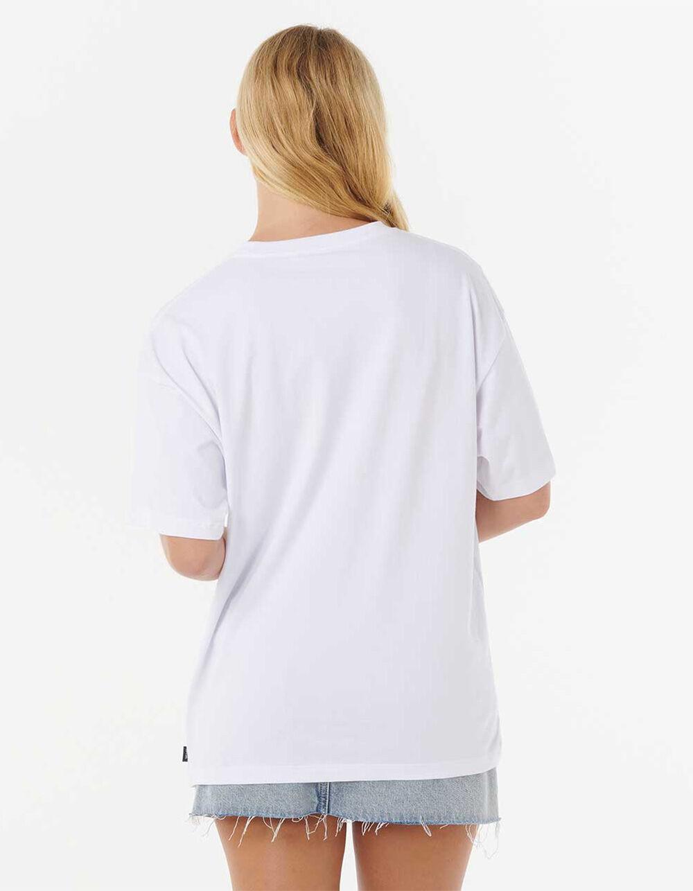 RIP CURL Hawaii Classic Womens Oversized Tee - WHITE Product Image