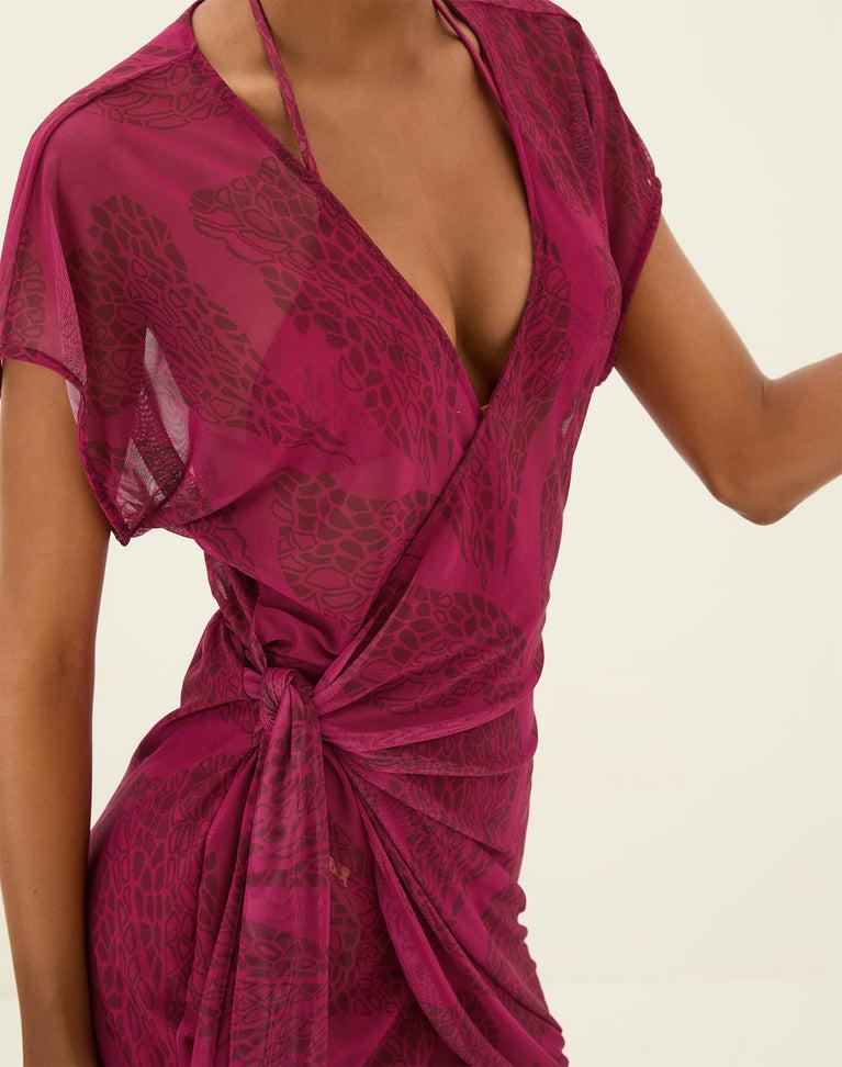 Emily Short Cover Up - Roseate Product Image