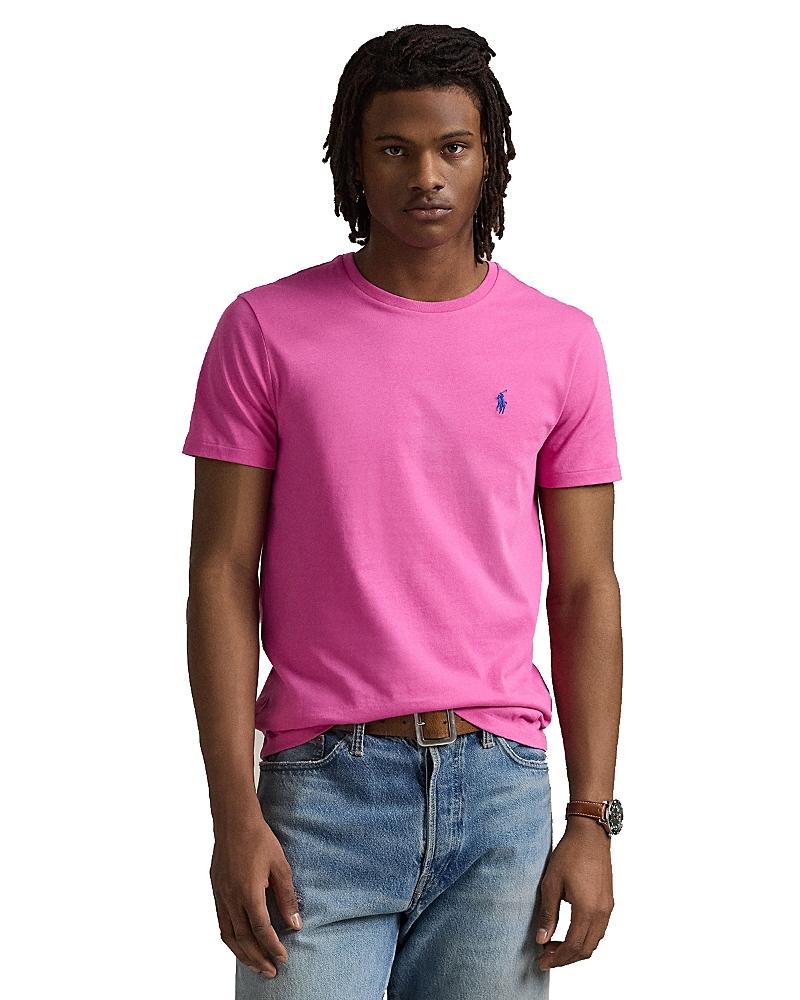 POLO RALPH LAUREN Custom Slim Fit Jersey T-shirt Clothing In Multicolor Product Image