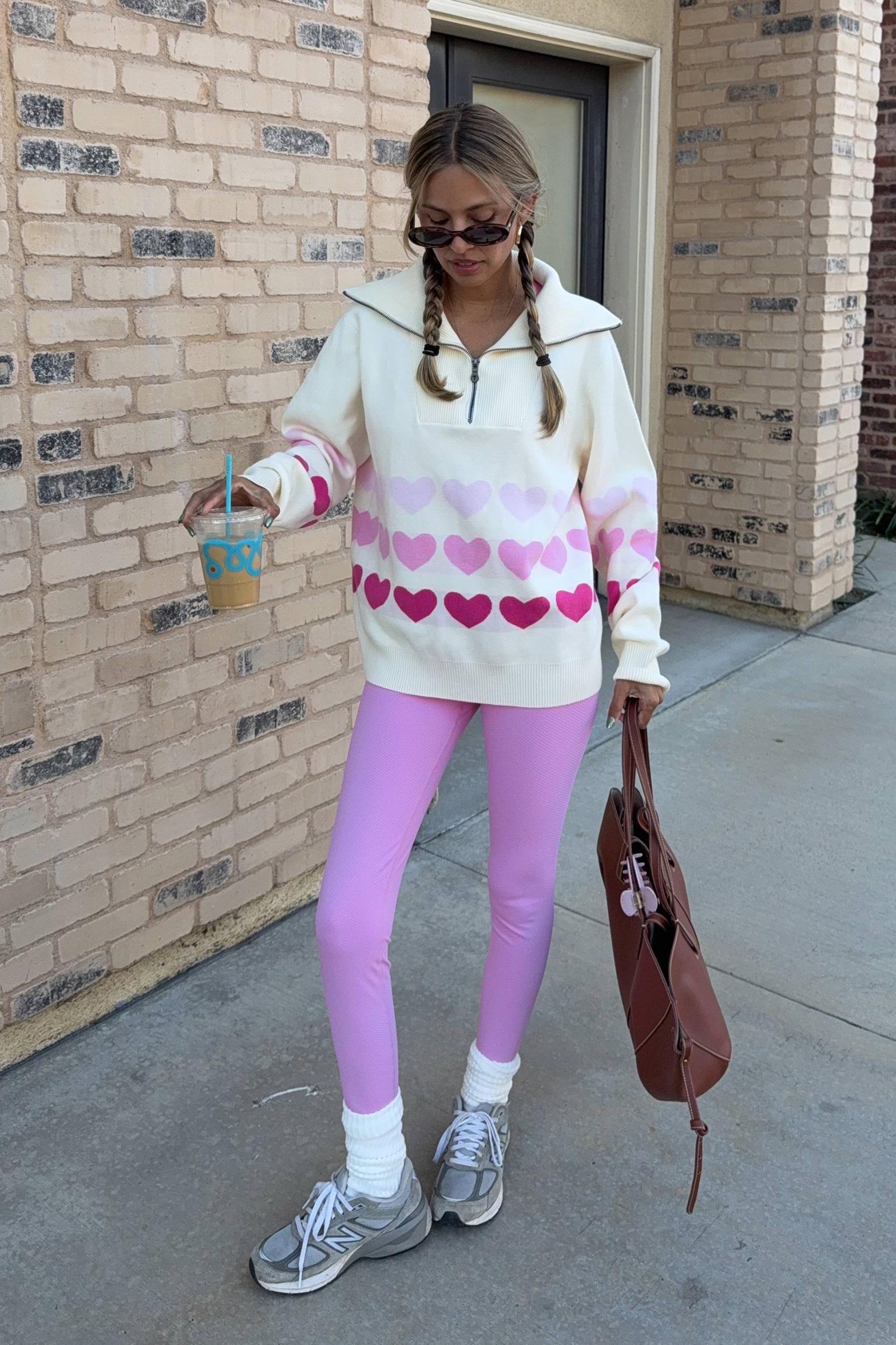 Piper Legging Berry Love Waffle Product Image