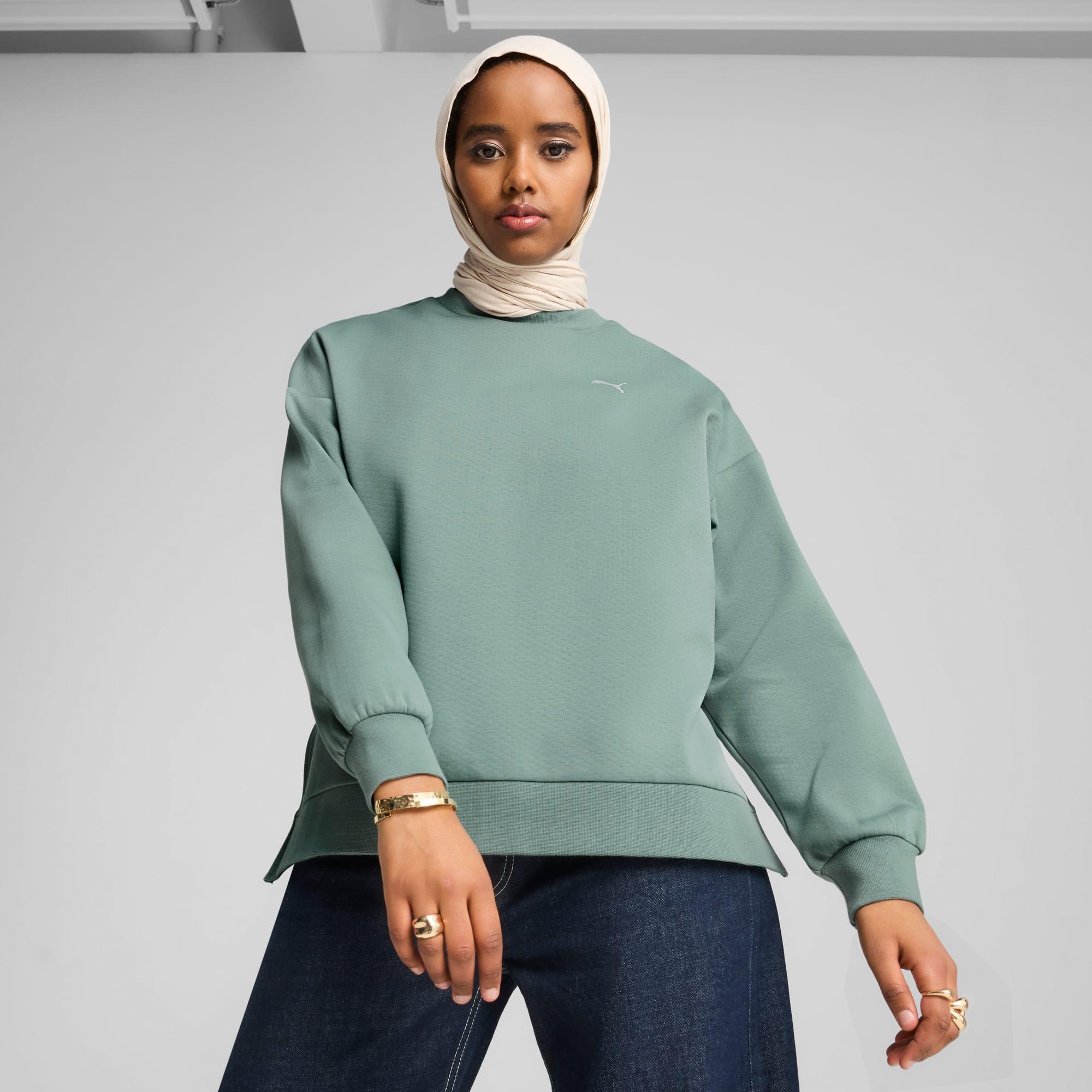 Wardrobe Essentials Women's Oversized Crew Sweatshirt Product Image