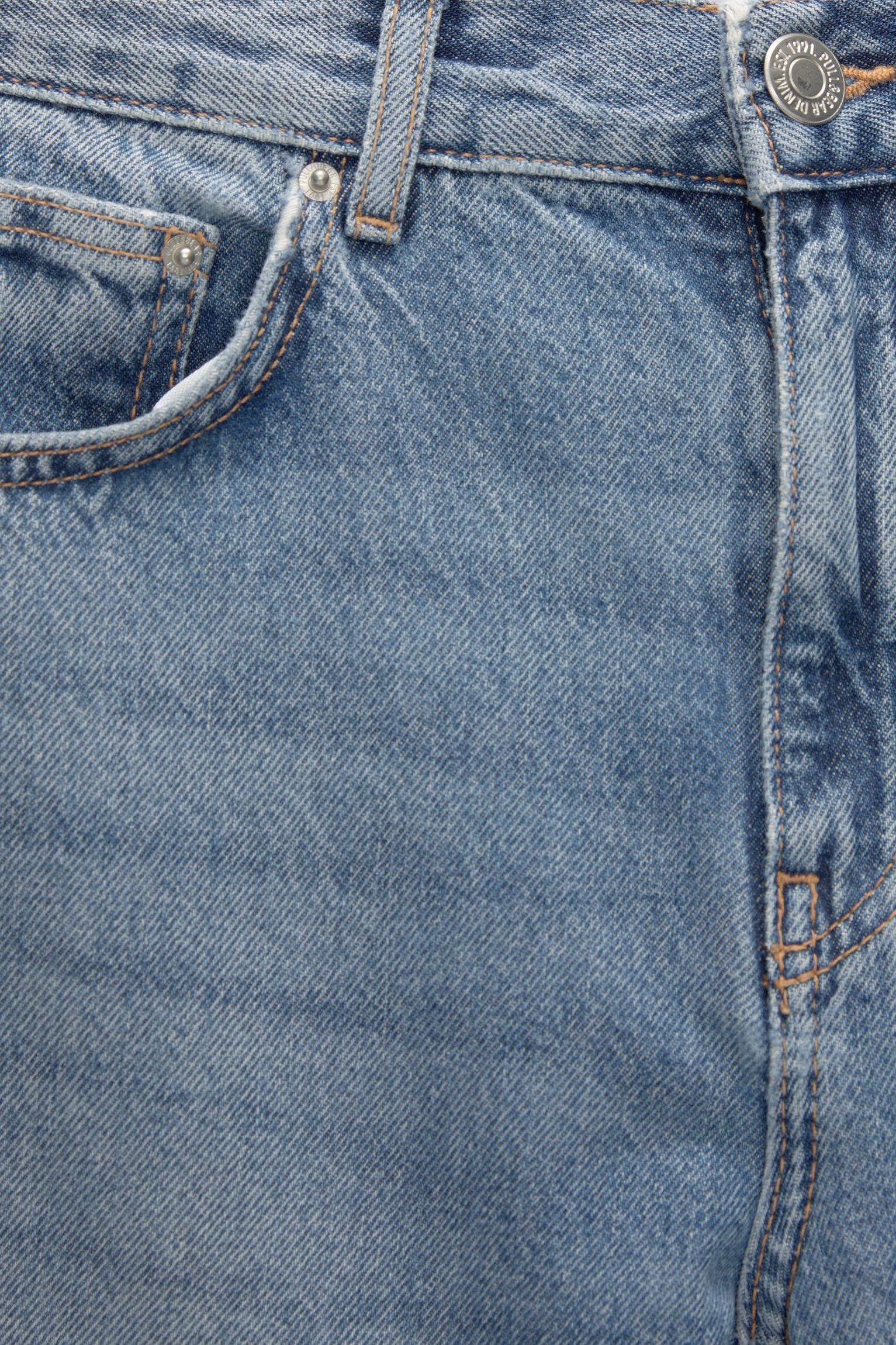 Straight-leg high-waist jeans Product Image