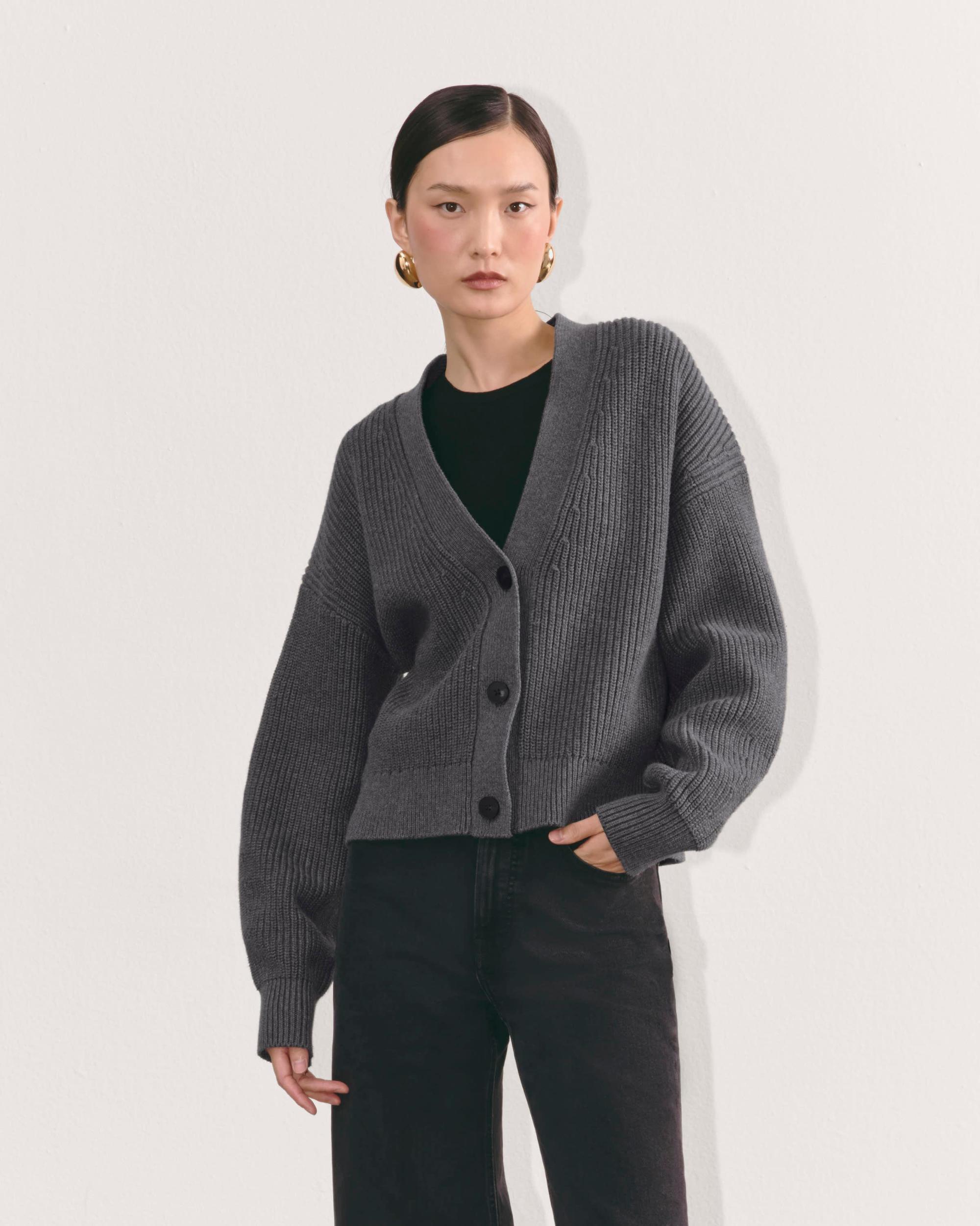 Womens Boxy Cardigan in Everyday Cotton by Everlane Product Image
