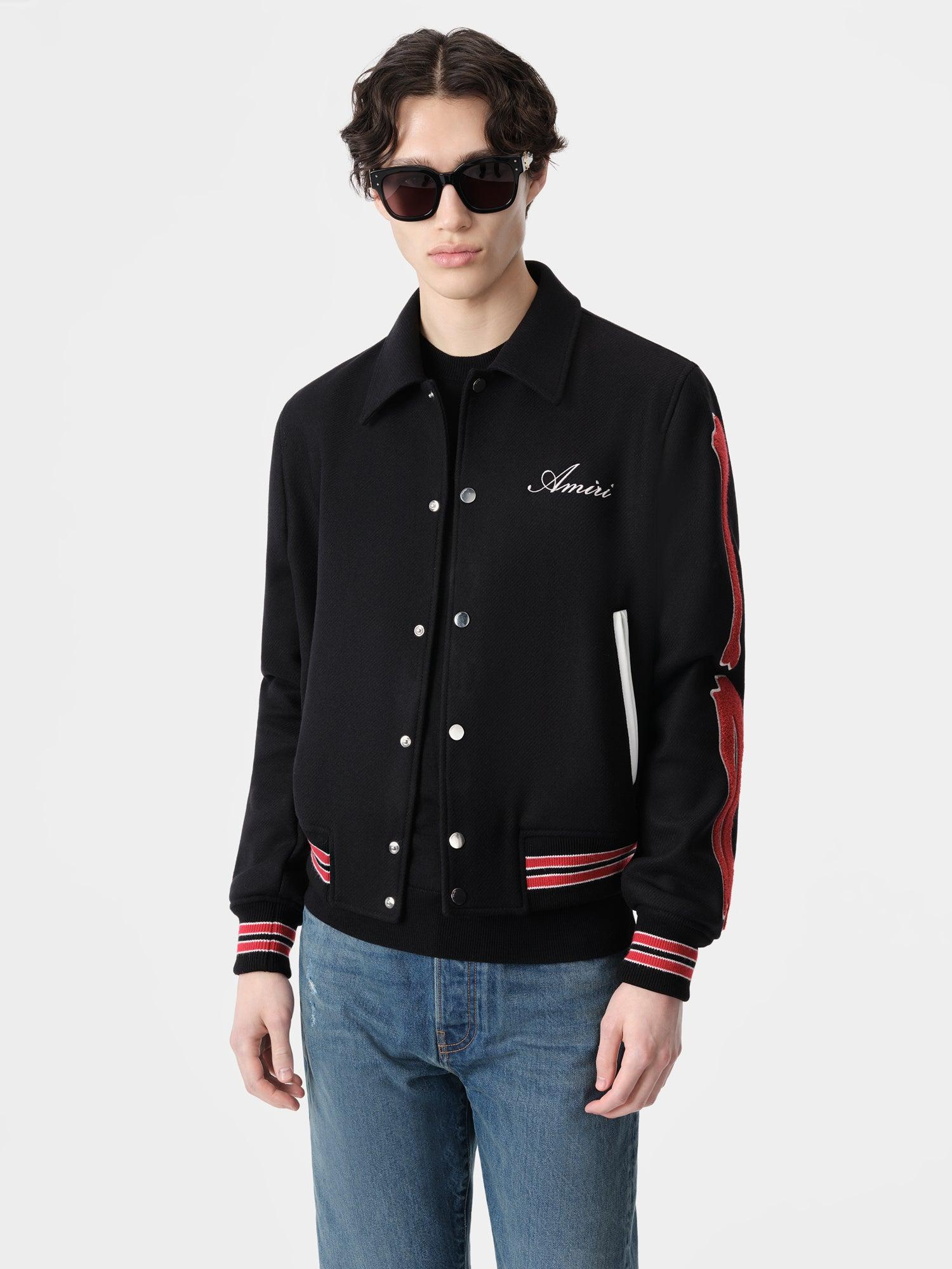 BONES JACKET - Black Red Product Image