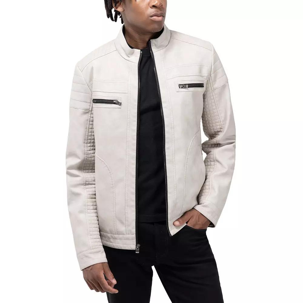Men's Xray Faux Leather Jacket,  Product Image