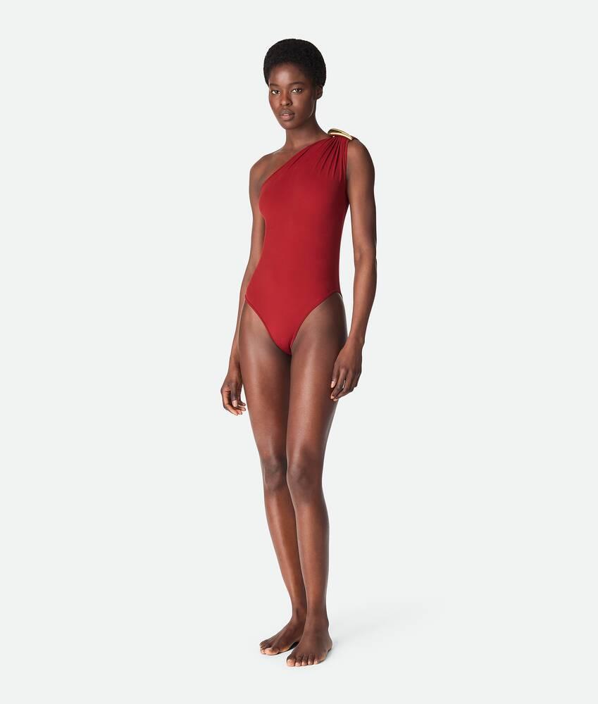 Women's Stretch Nylon Swimsuit in Lava Product Image