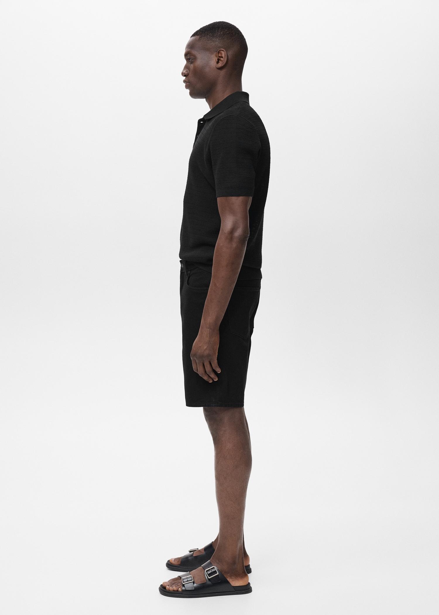 Regular-fit denim shorts - Men | MANGO USA Product Image