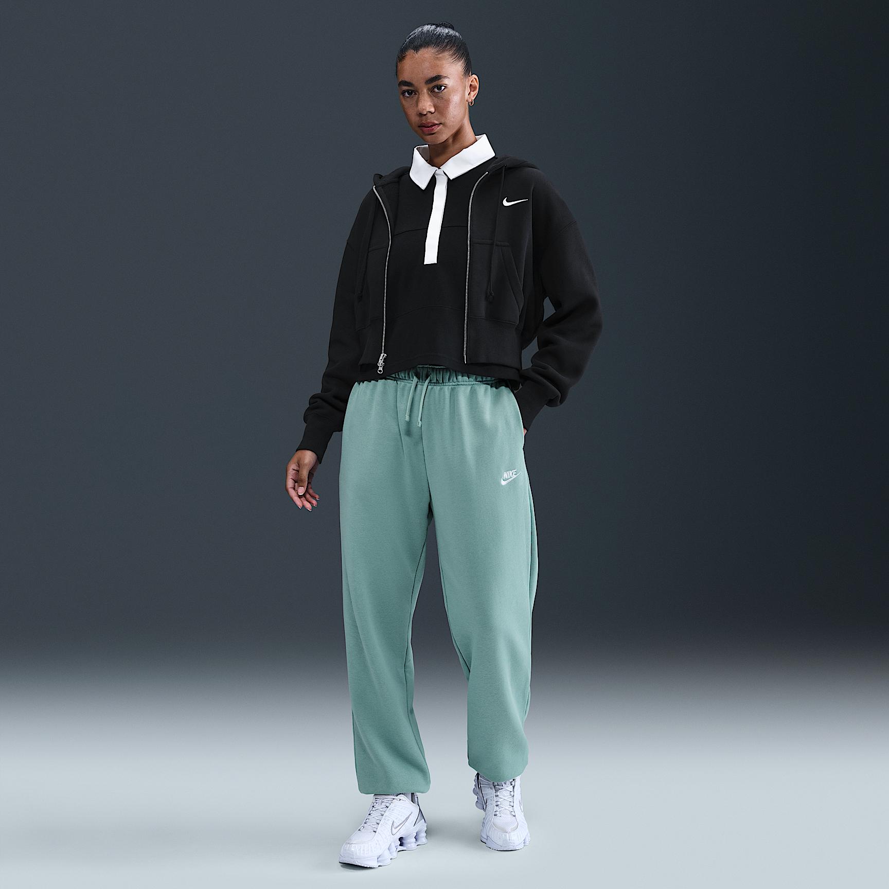 Womens Nike Sportswear Club Fleece Mid-Rise Oversized Sweatpants | DQ5800-214 Product Image