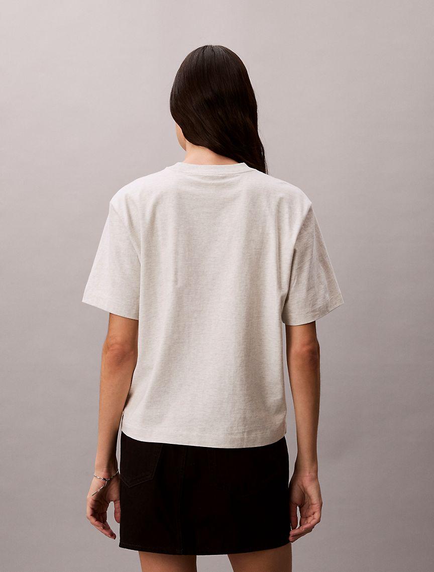 Standard Logo Boxy Fit Crewneck T-Shirt Product Image