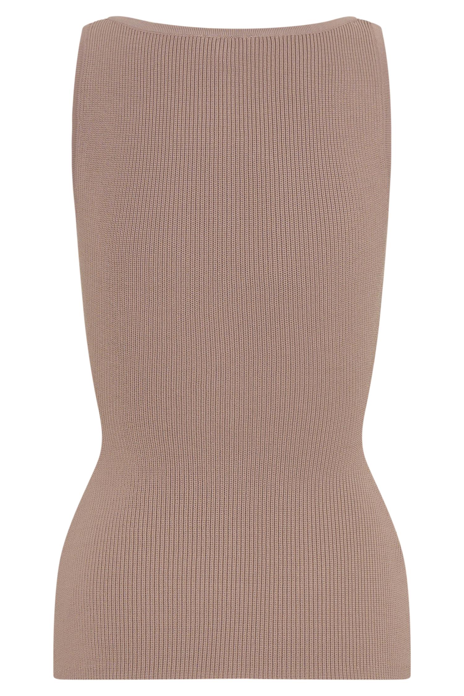 Sawyer Longline Top - Taupe Product Image