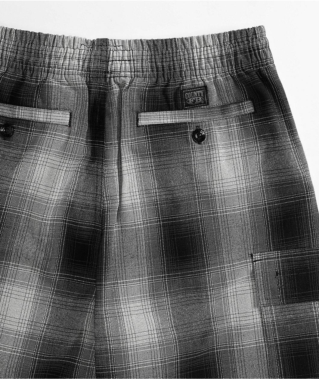FB County Checker Grey Cargo Shorts Product Image