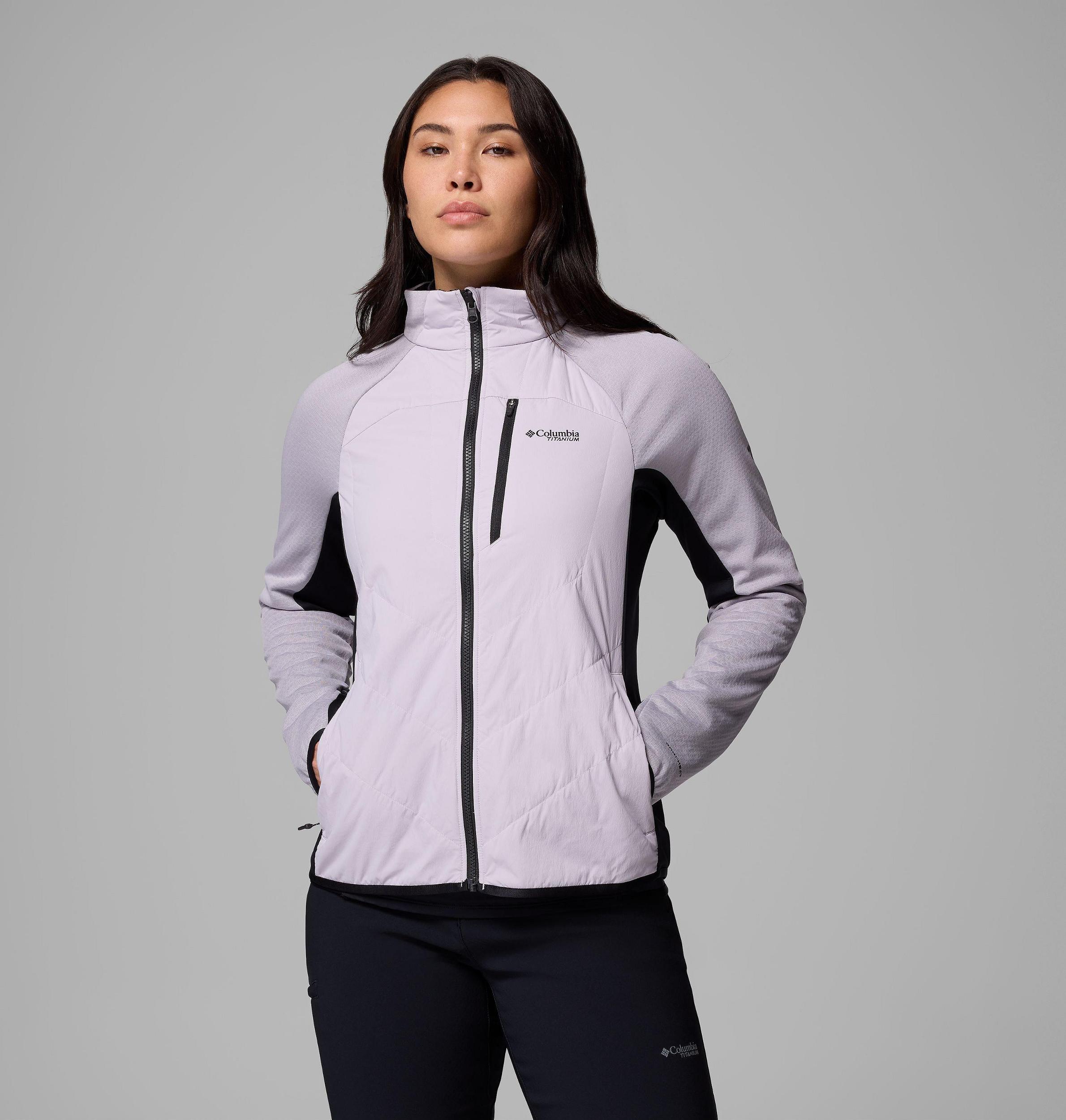 Columbia Womens Arctic Crest Hybrid Full Zip Jacket- Product Image