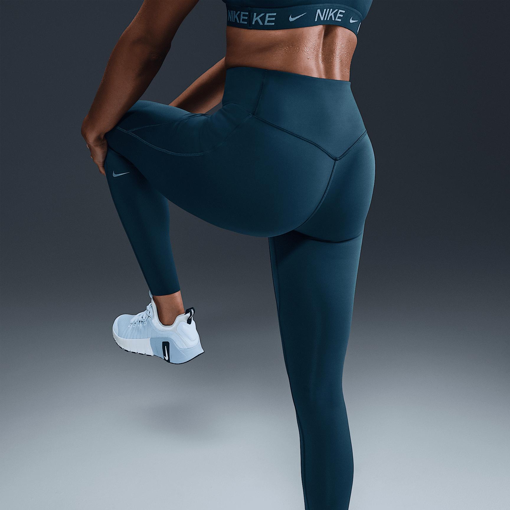 Nike Womens Universa High-Waisted Full-Length Leggings with No Front Seam | HQ6810-410 Product Image