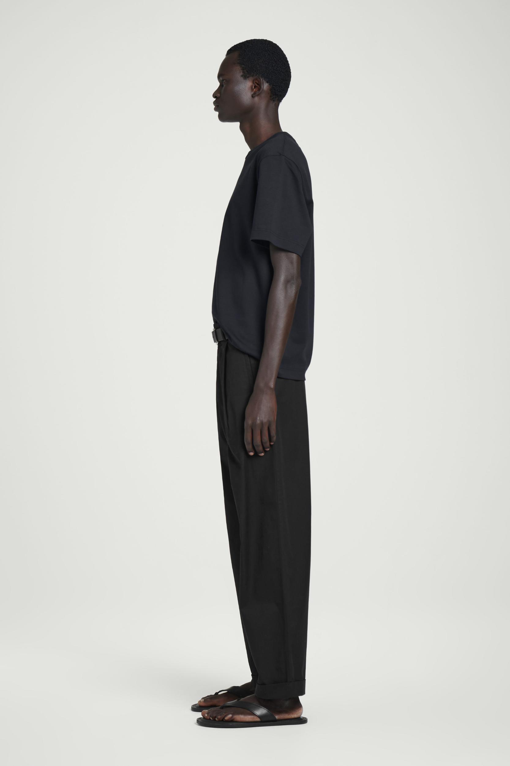 INTERLOCK COTTON CREW-NECK T-SHIRT Product Image