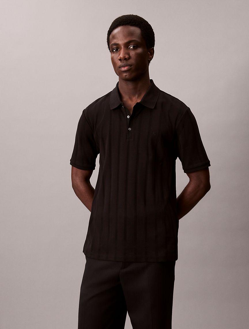 Variegated Rib Classic Polo Shirt  Product Image