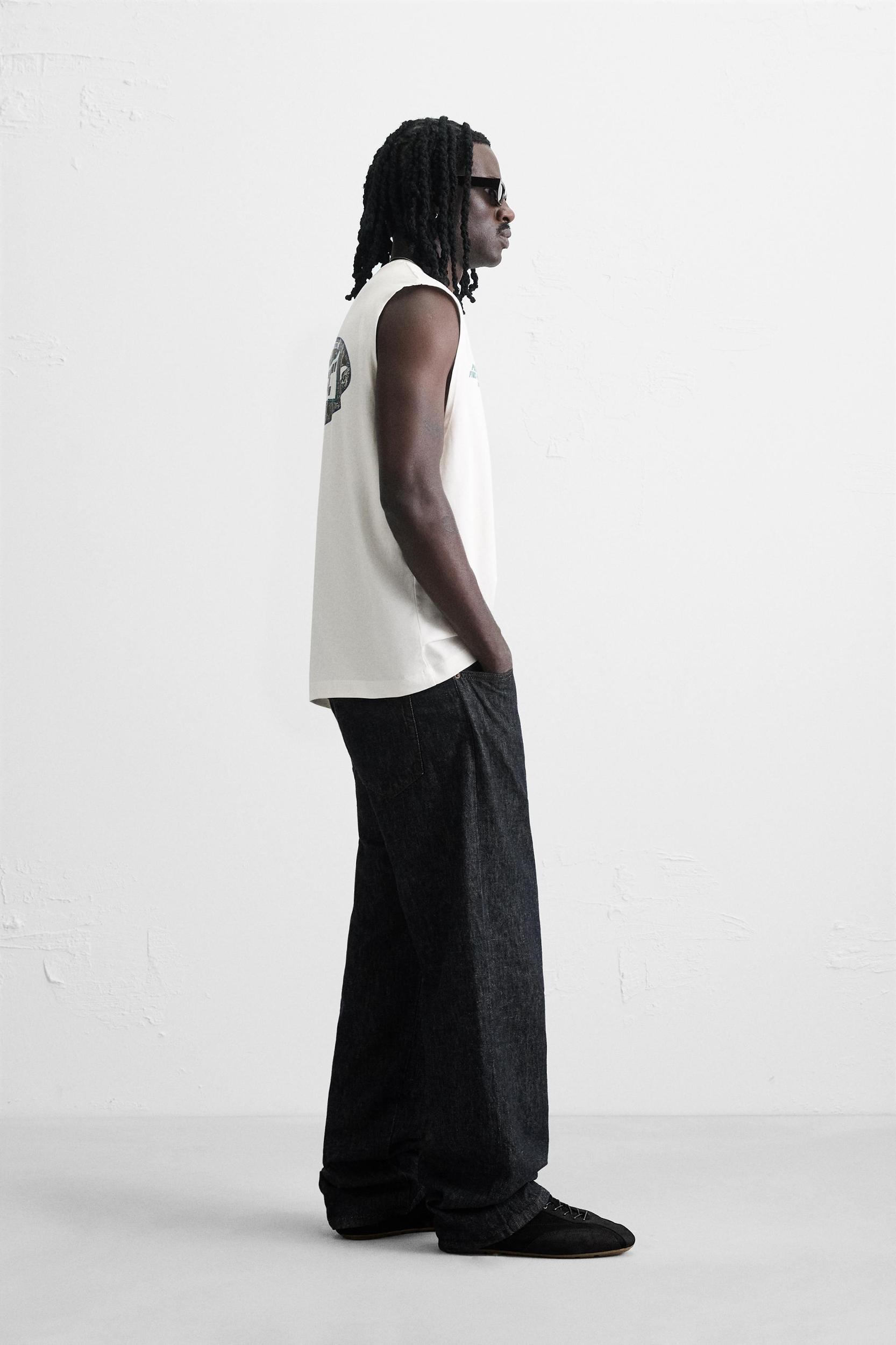 WASHED PRINT TANK TOP Product Image