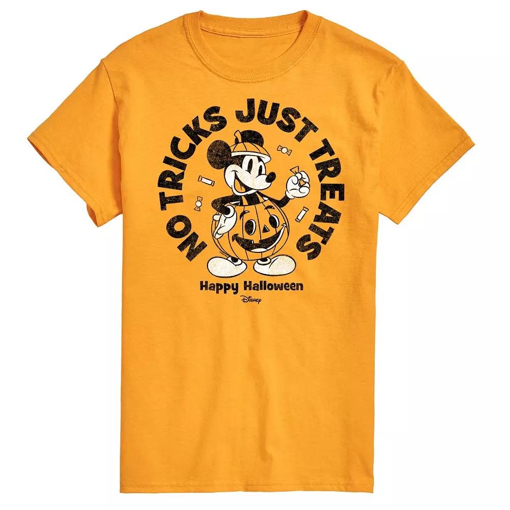 Disney's Mickey Mouse Men's No Tricks Just Treats Graphic Tee,  Product Image