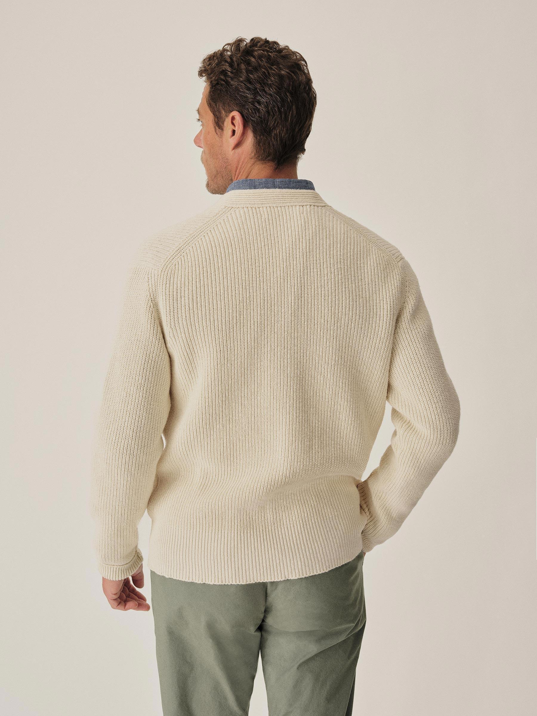Sand Dollar Seafarer Cotton Rib Cardigan Product Image