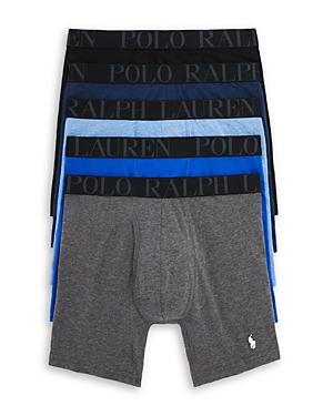 Polo Ralph Lauren Stretch Logo Waistband Classic Fit Boxer Briefs, Pack of 5 Product Image