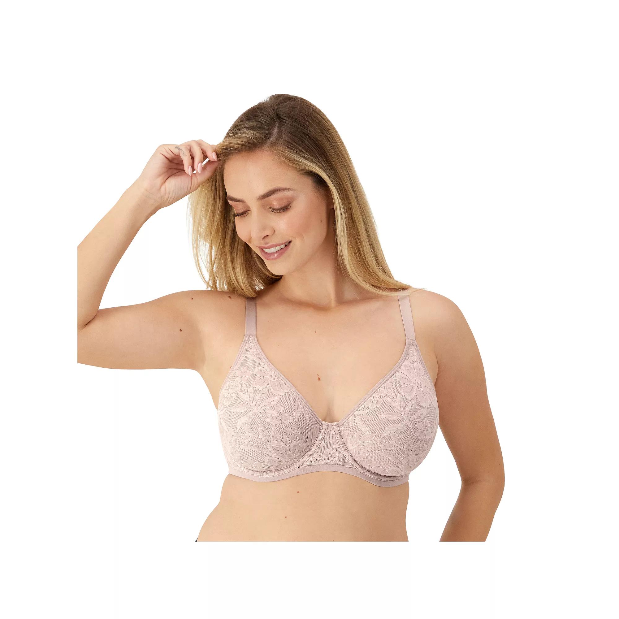 Bali Breathe Cotton Modal Lace Convertible Strap Underwire Bra DF7590, Women's,  Product Image