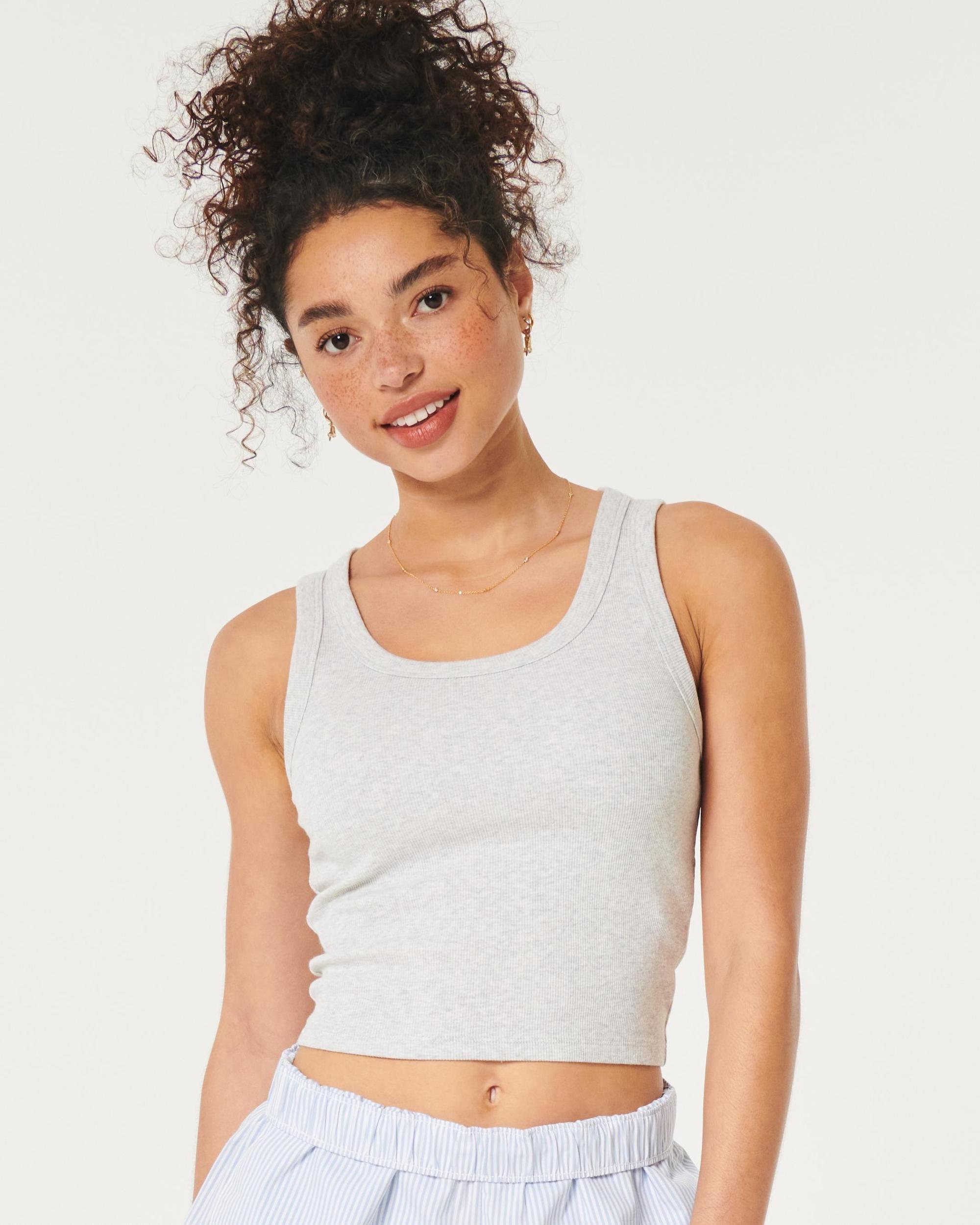 Ribbed Scoop Tank Product Image