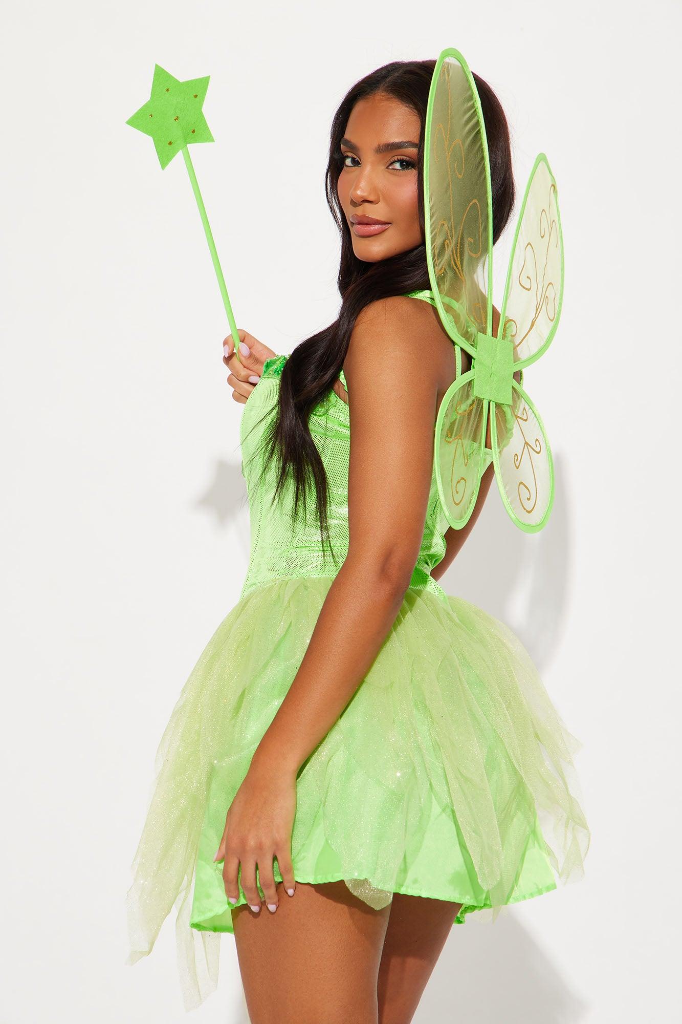 Fantasy Fairy 3 Piece Costume Set - Green Product Image
