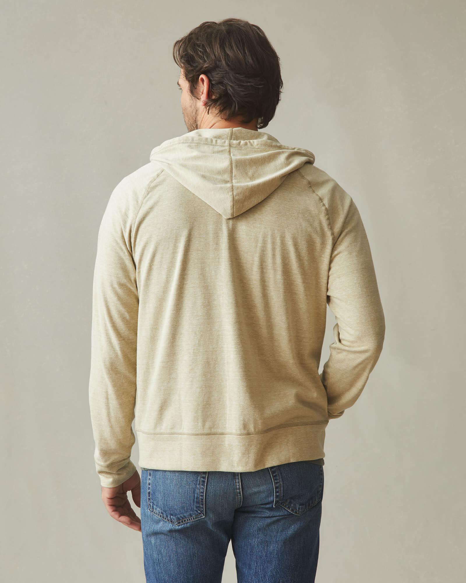 Men's Lightweight Full Zip - Buckwheat Heather Product Image