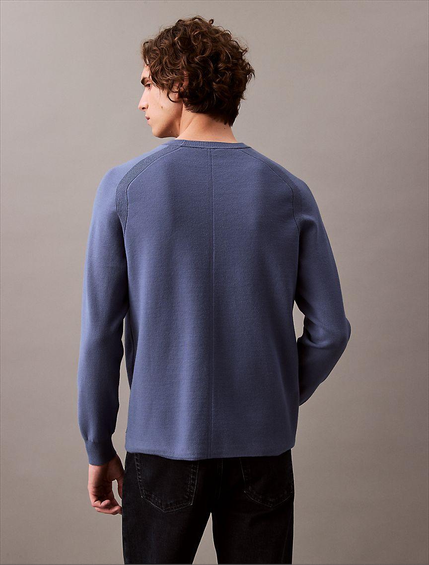 Calvin Klein Mens Tech Knit Crewneck Sweater Product Image