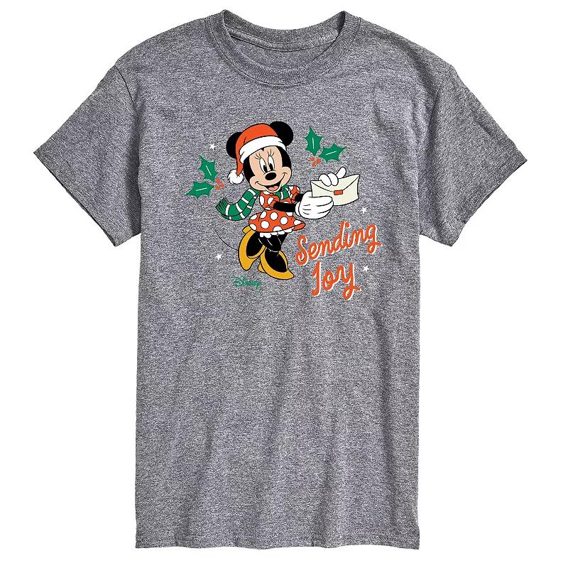 Disney's Minnie Mouse Big & Tall Sending Joy Graphic Tee, Men's,  Product Image