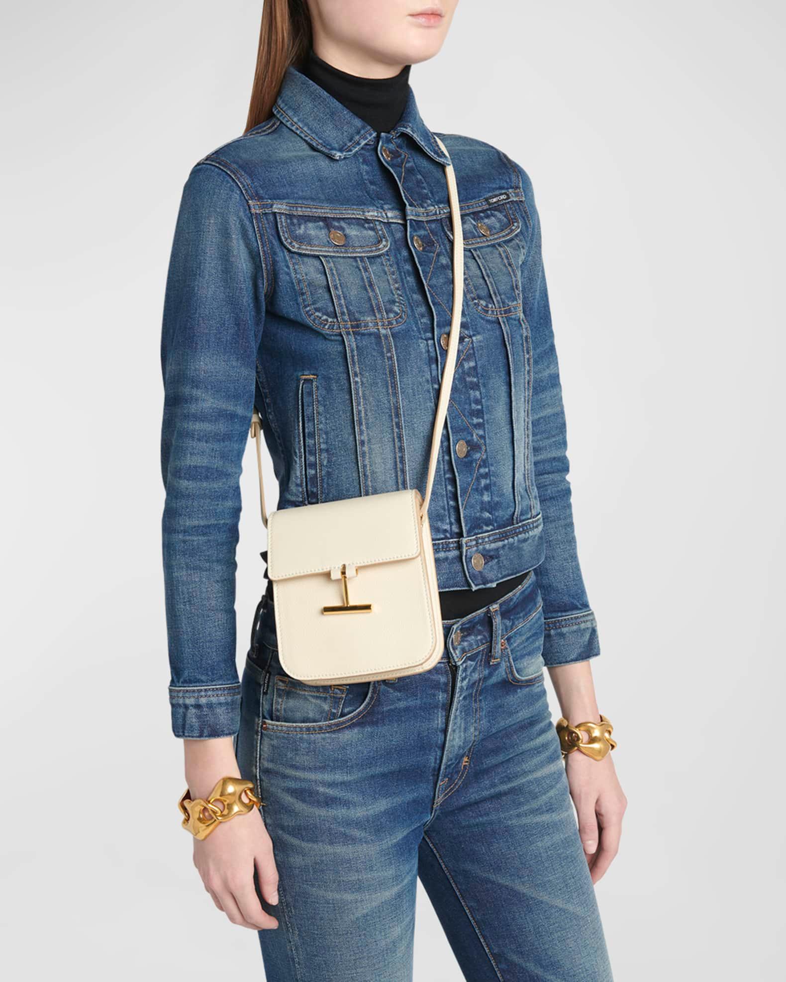 Tara Mini Crossbody Bag in Grain Leather  Product Image