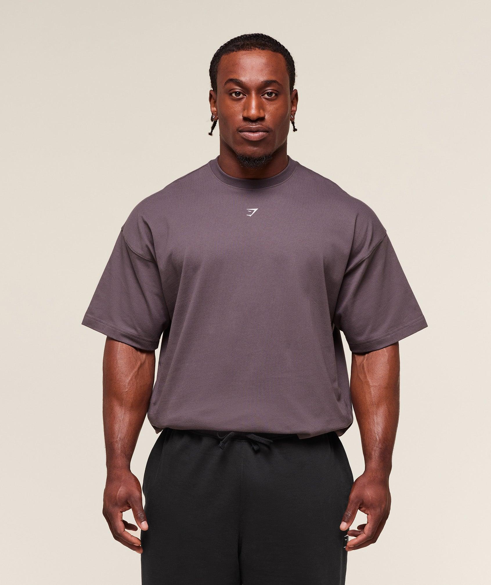 Gymshark Forged By Iron T-Shirt - Brushed Purple Male Product Image