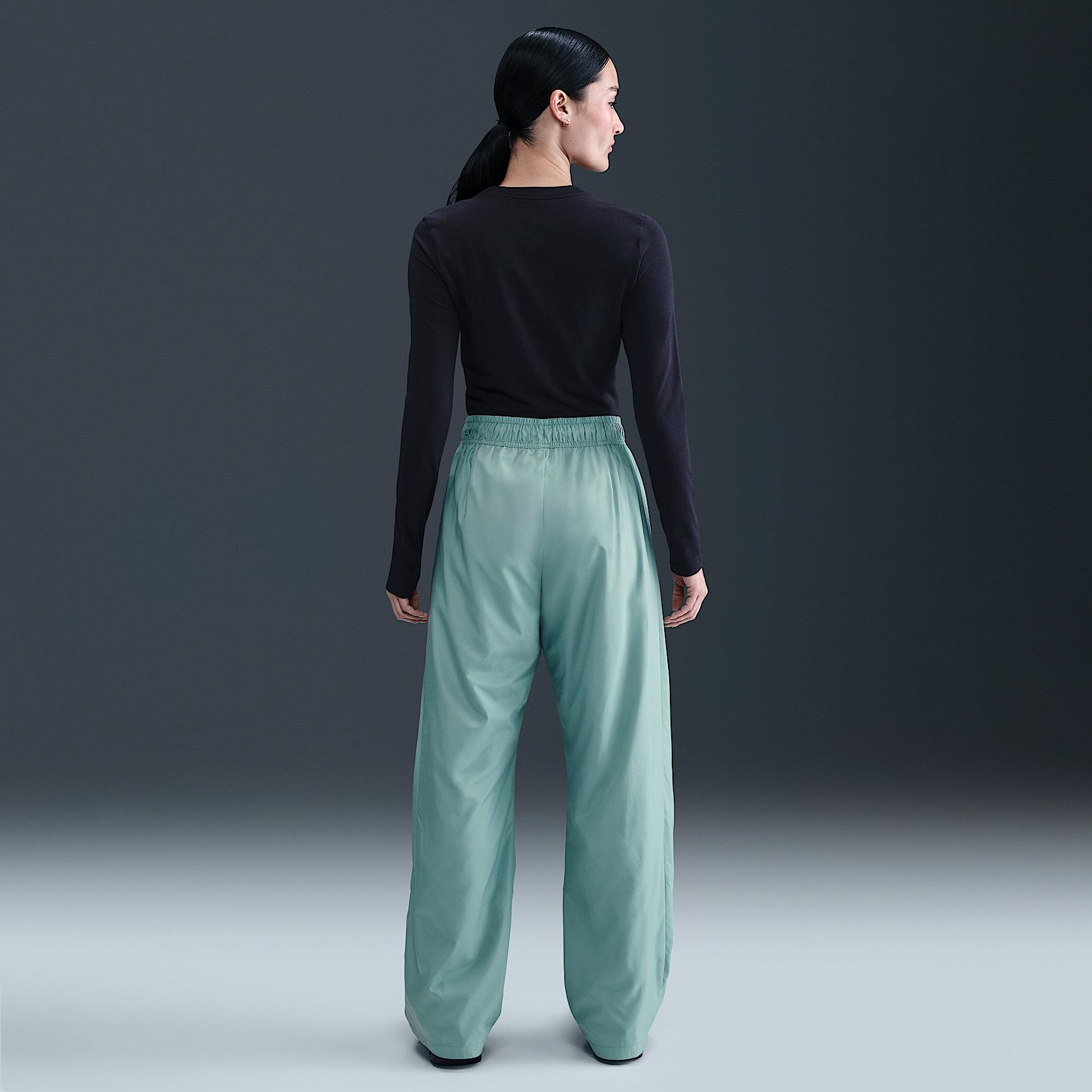 Womens Nike Sportswear Classic Mid-Rise Open-Hem Pants | HV2324-010 Product Image