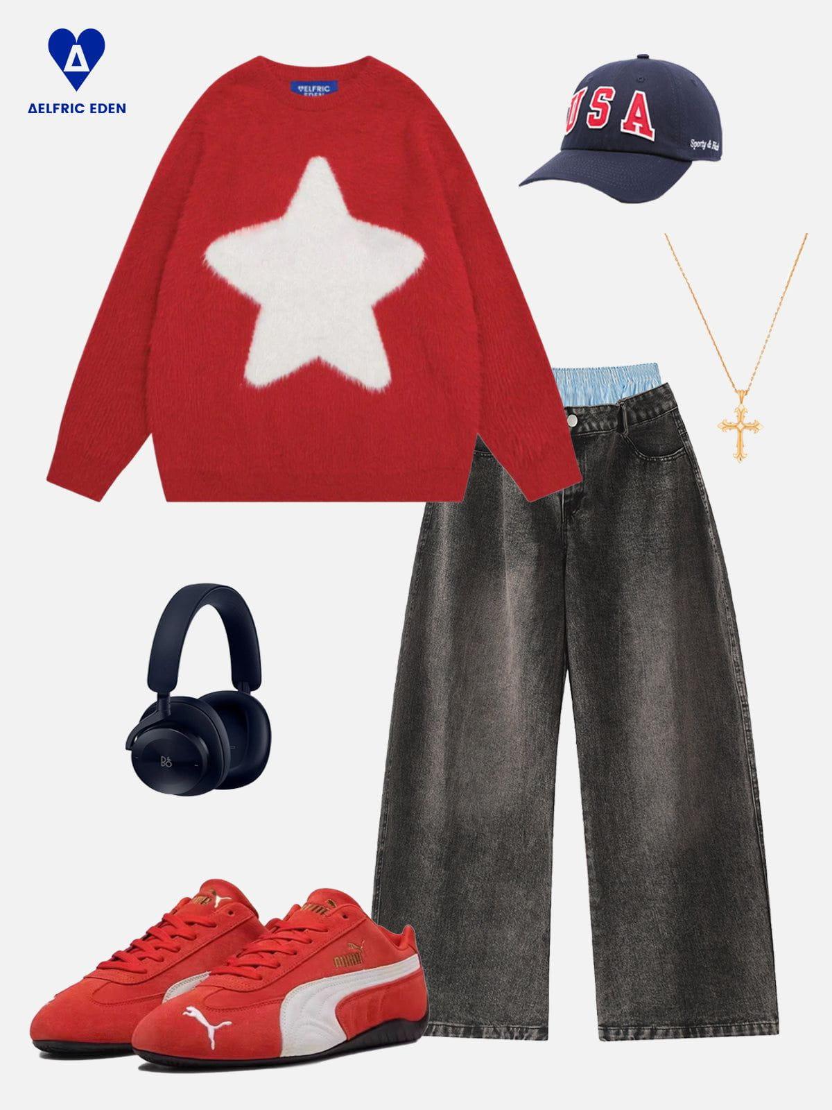 Aelfric Eden Star Graphic Sweater Product Image