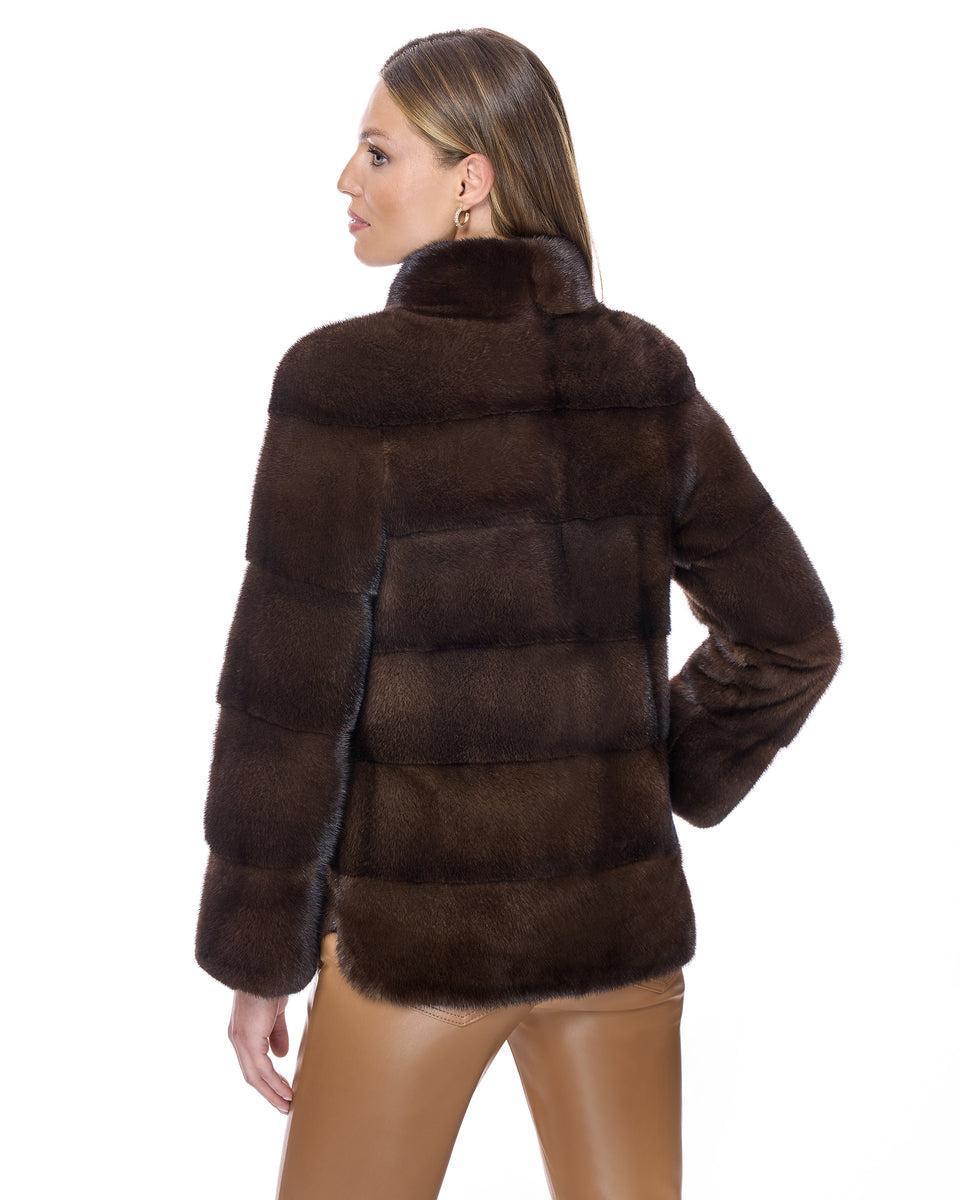 Horizontal Mink Jacket Product Image