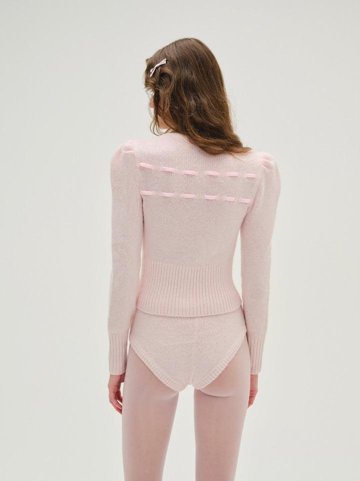 Beverly Knit Panty — Pink Product Image