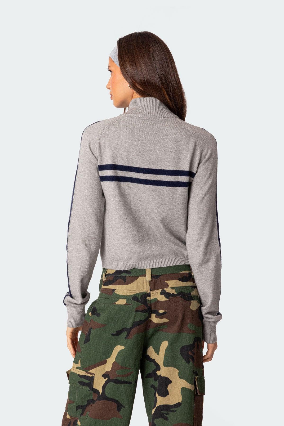 Roxanne Zip Up Knit Cardigan Product Image