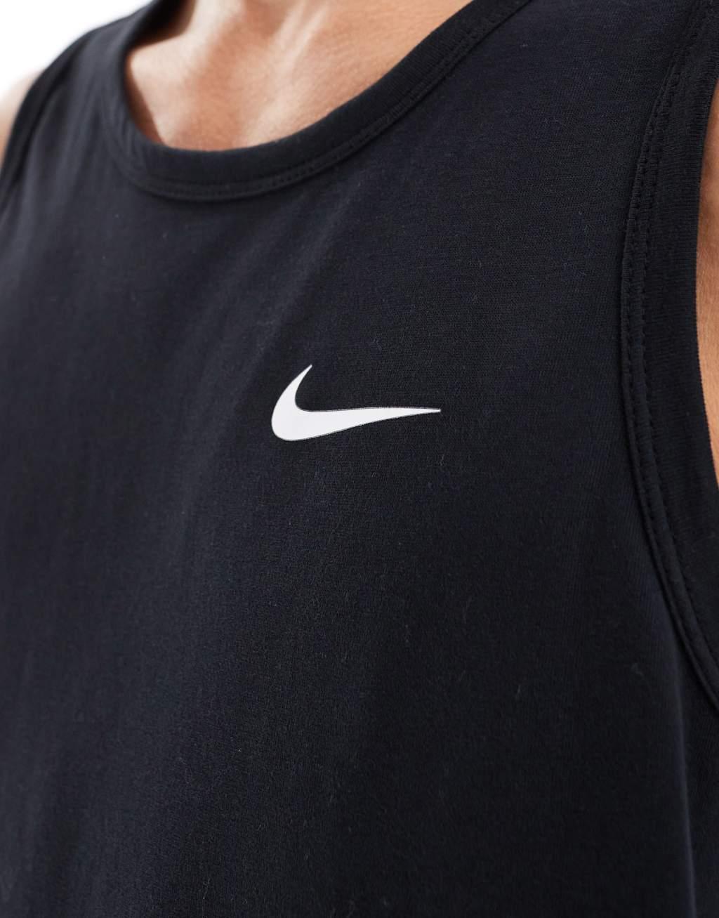 Nike Training Dri-FIT tank in black Product Image
