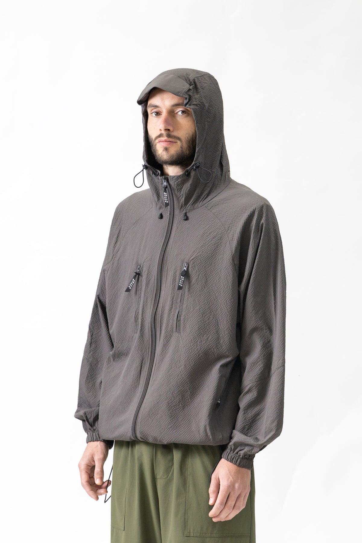 Blacksmith - Crinkle Windbreaker - Grey Product Image