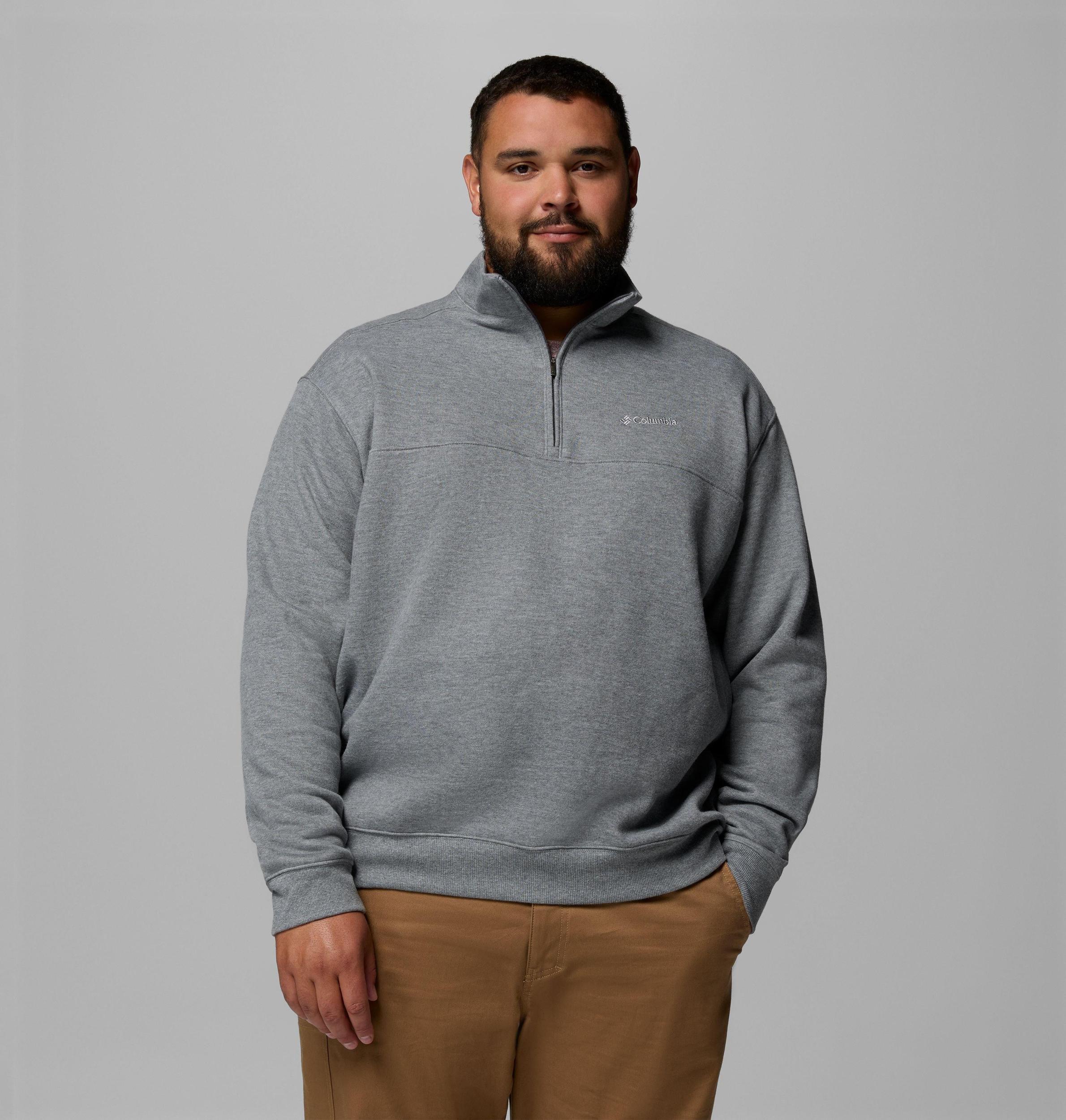 Columbia Mens Hart Mountain II Half Zip Sweatshirt - Tall- Product Image