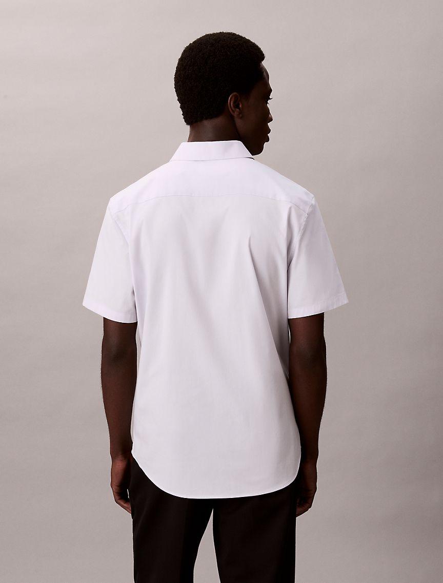 Cotton Stretch Slim Button-Down Shirt Product Image