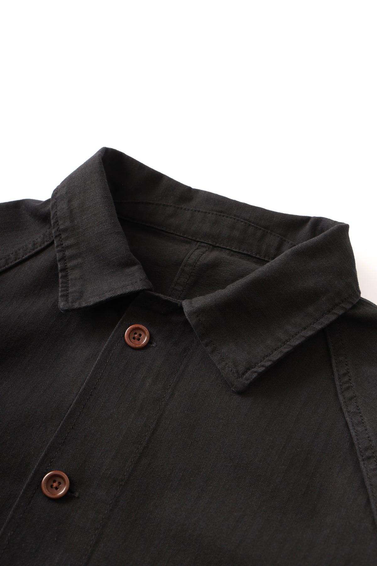 Herringbone Front Of House Jacket - Black Product Image