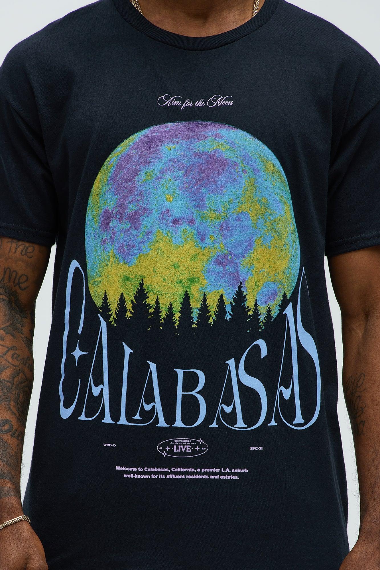 Calabasas Moon Short Sleeve Tee - Black Product Image