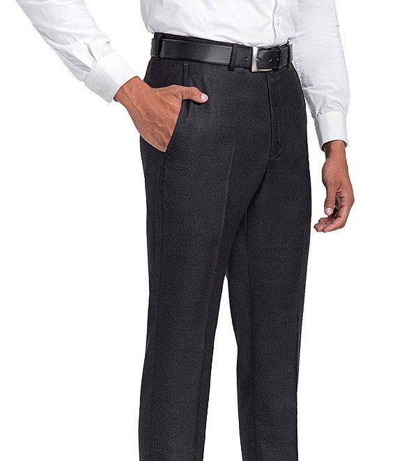 Santorelli Loro Piana® Modern Fit Flat Front Dress Pants Product Image