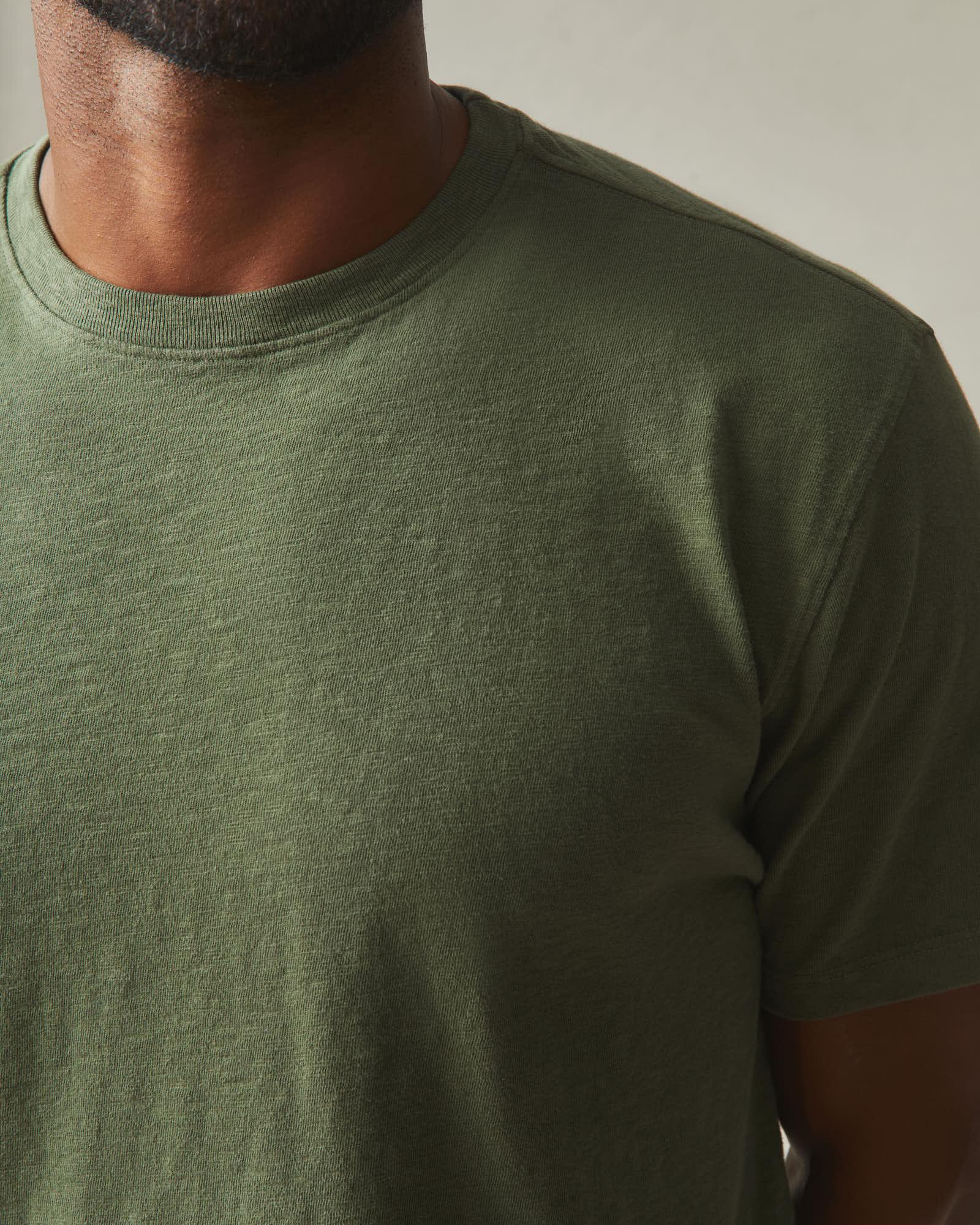 Men's Premium Slub Crew Tee - Fern Product Image