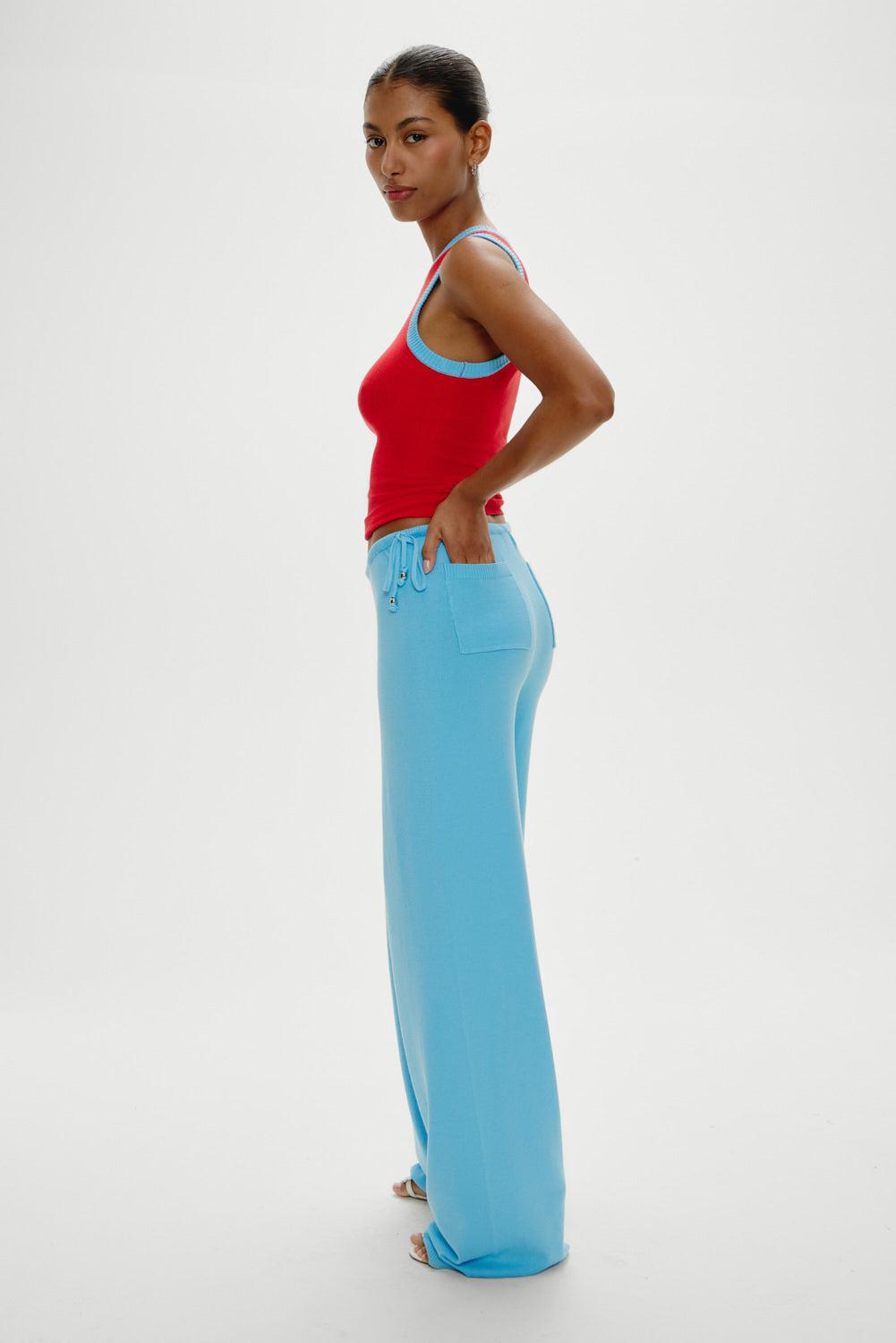 Full Moon Micro Bikini Bottom - Blue Vanilla Product Image