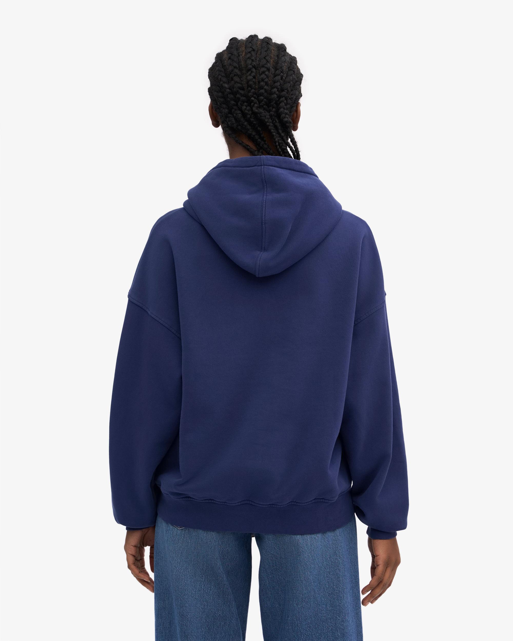 Organic Oversized Hood - Marine Blue Product Image