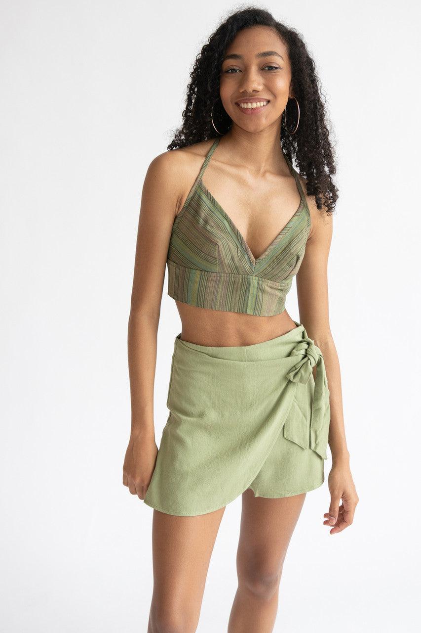 Linen Skort Product Image